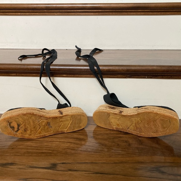 Espadrilles black platform - Picture 6 of 8